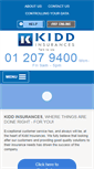 Mobile Screenshot of kiddinsurances.ie